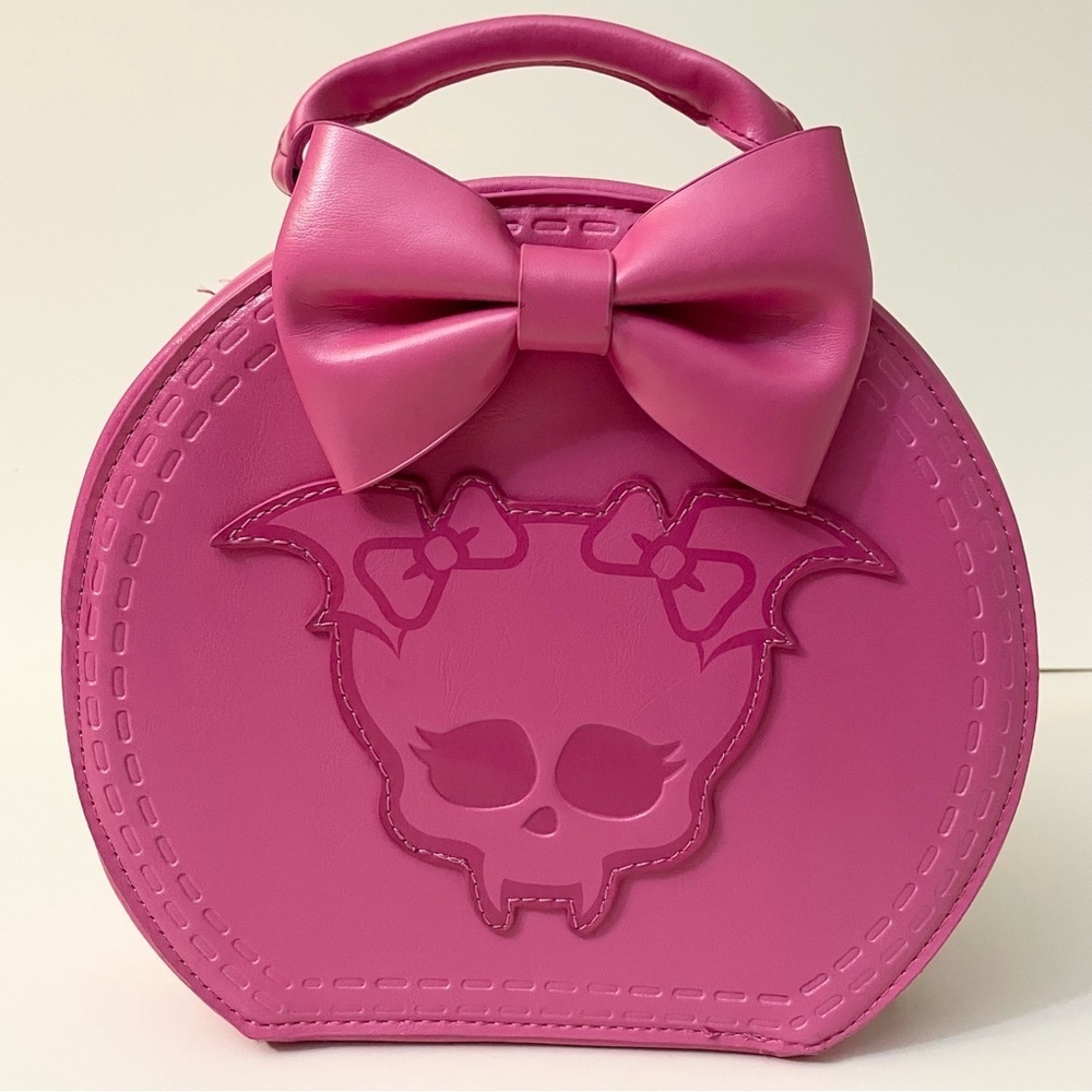 Monster High Hot Topic Draculaura Bow Crossbody Bag Purse Detachable Strap